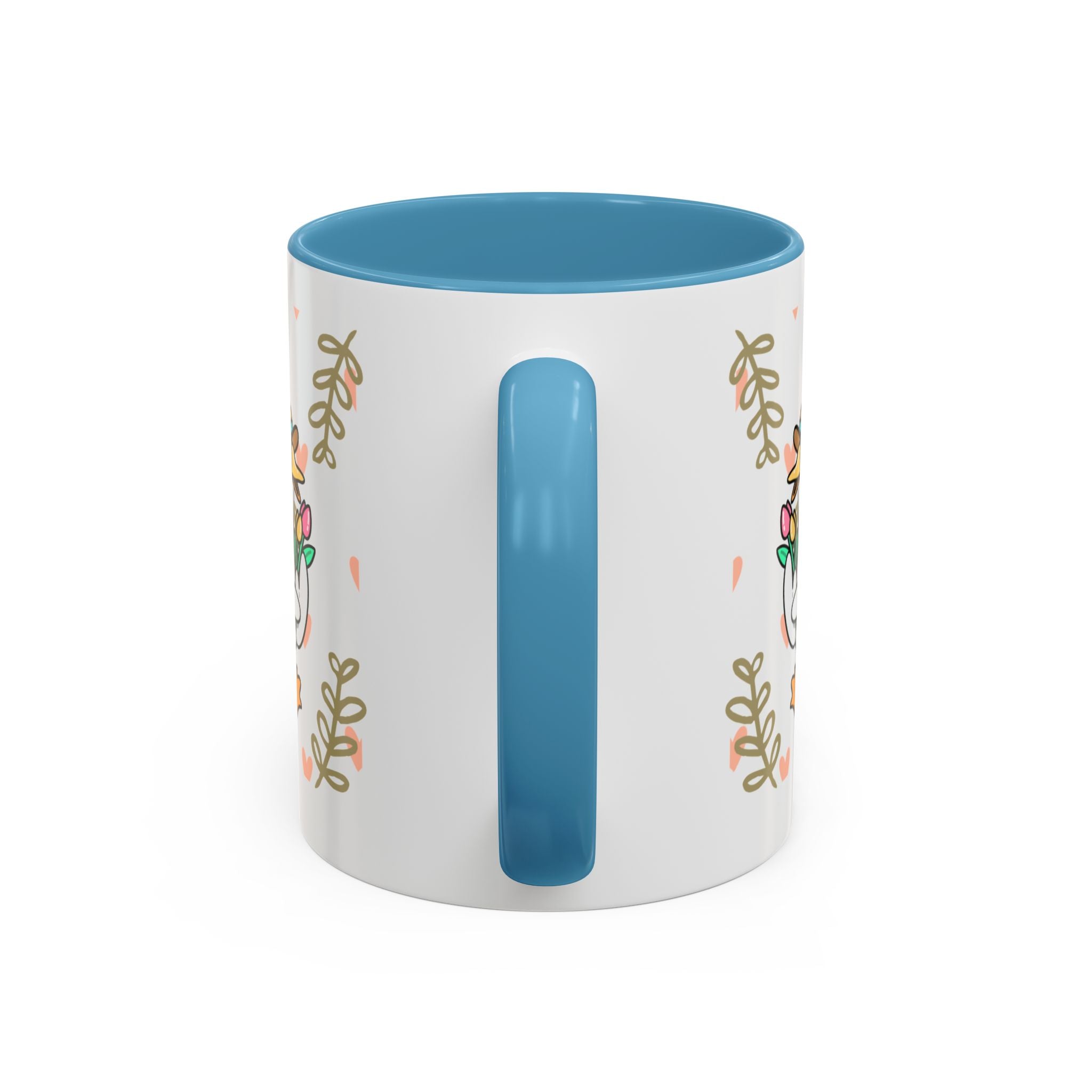 Coffee Mug — Cute Duck Carrying Plants “I Have Plants Tonight” Accent Mug