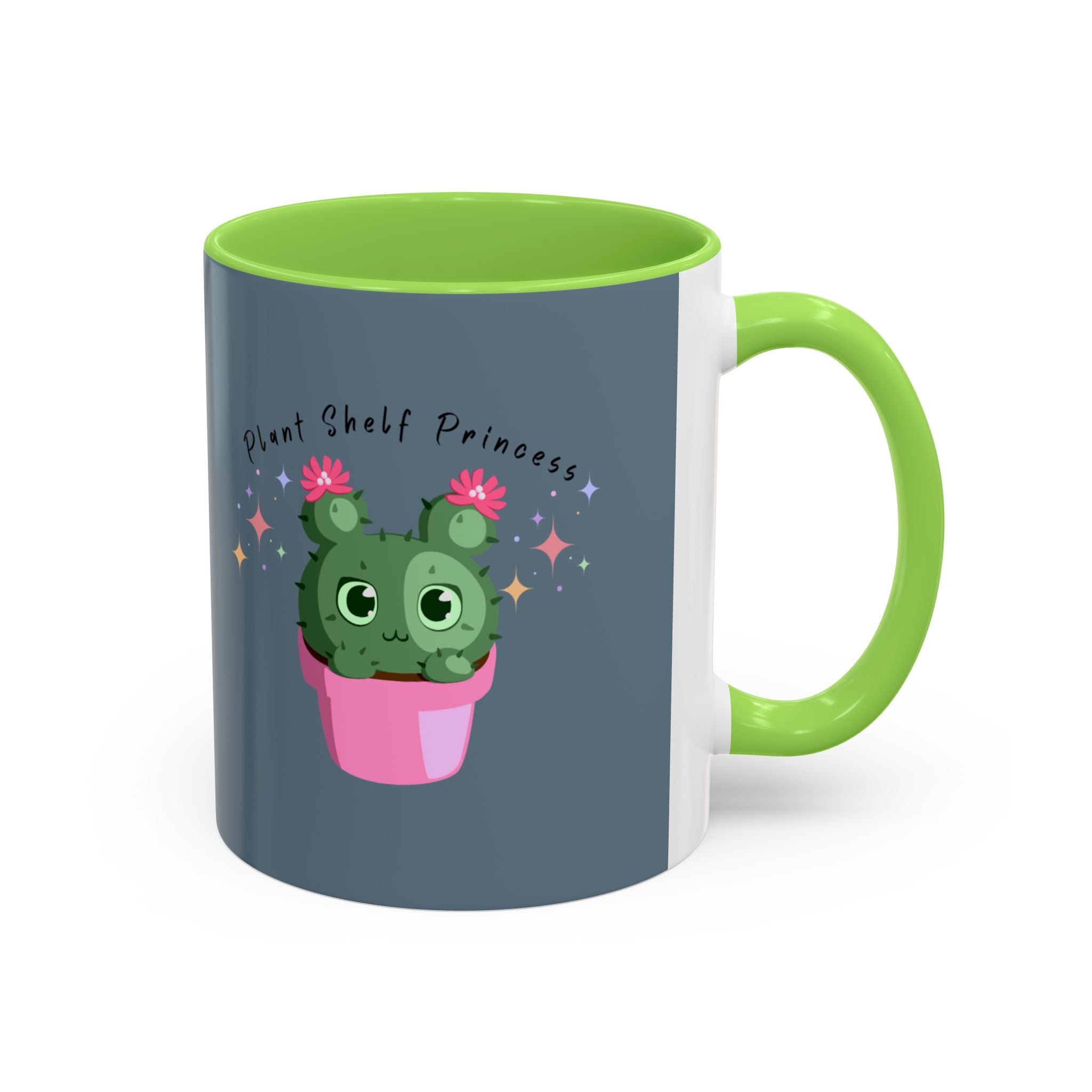 Plant Shelf Princess Ceramic Mug — Cute Cactus 11oz/15oz Gift