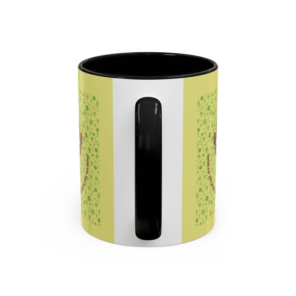 Cute ‘Tiny Sprouts’ Accent Coffee Mug – Kawaii Garden Capybara Design (11/15 oz)
