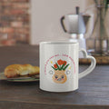 Heart-Shaped Mug - Cute Angry Flower Pot