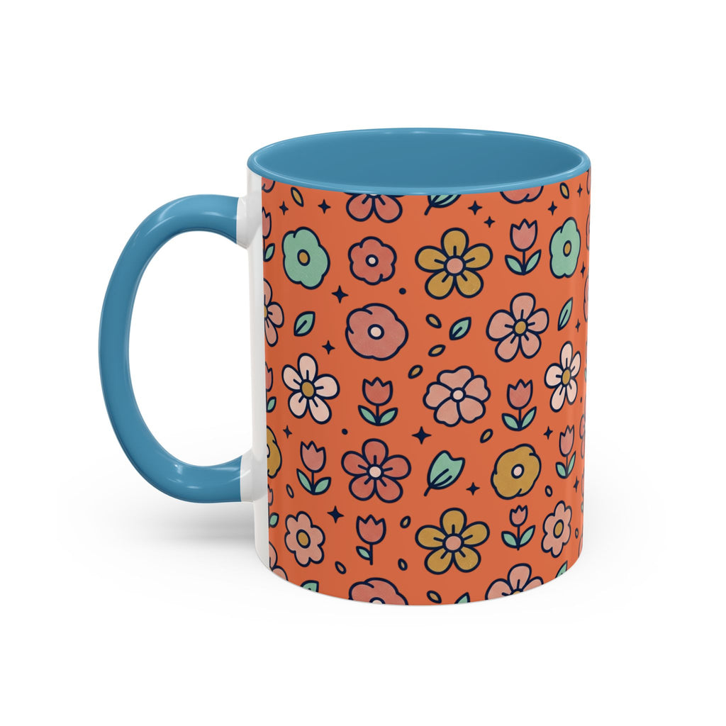 You Grow Girl Floral Coffee Mug — Cute Flower Pot Accent Mug (11oz)