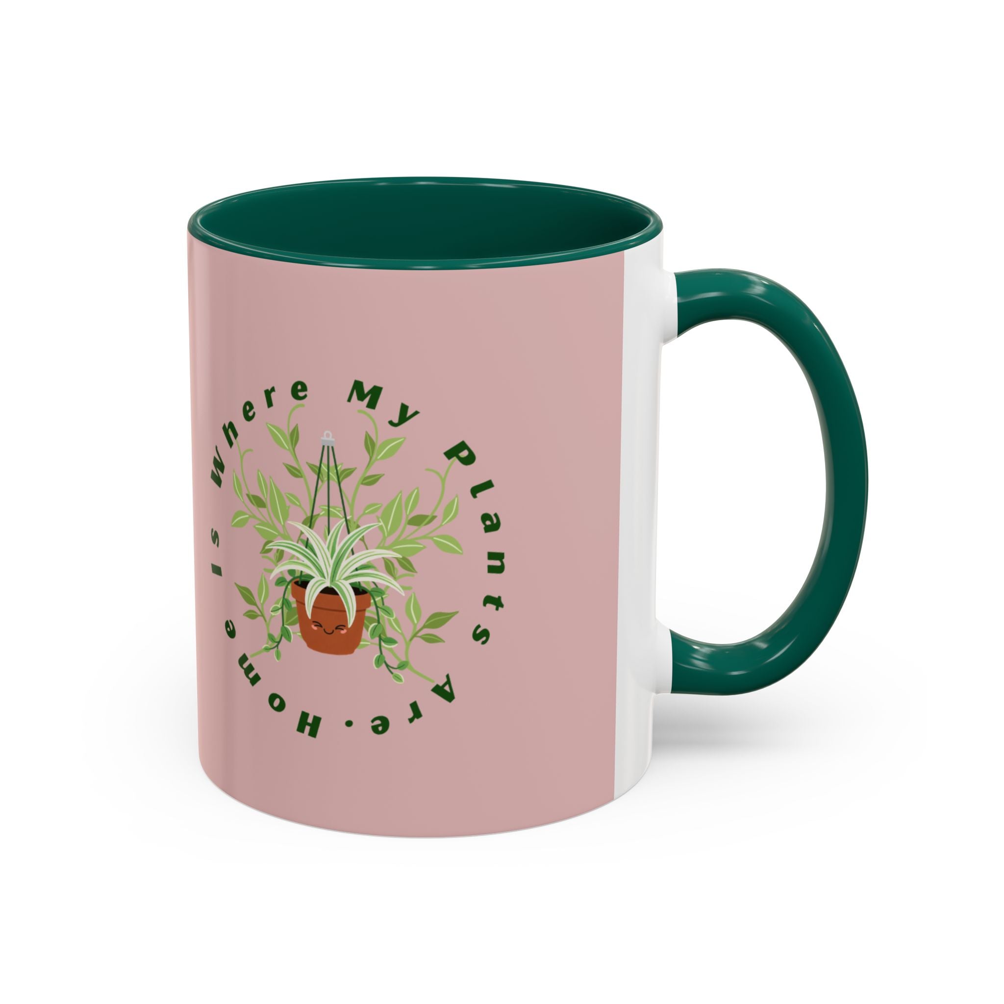 Plant Mom Mug – 'Home Is Where My Plants Are' Ceramic Coffee Cup (11oz & 15oz)