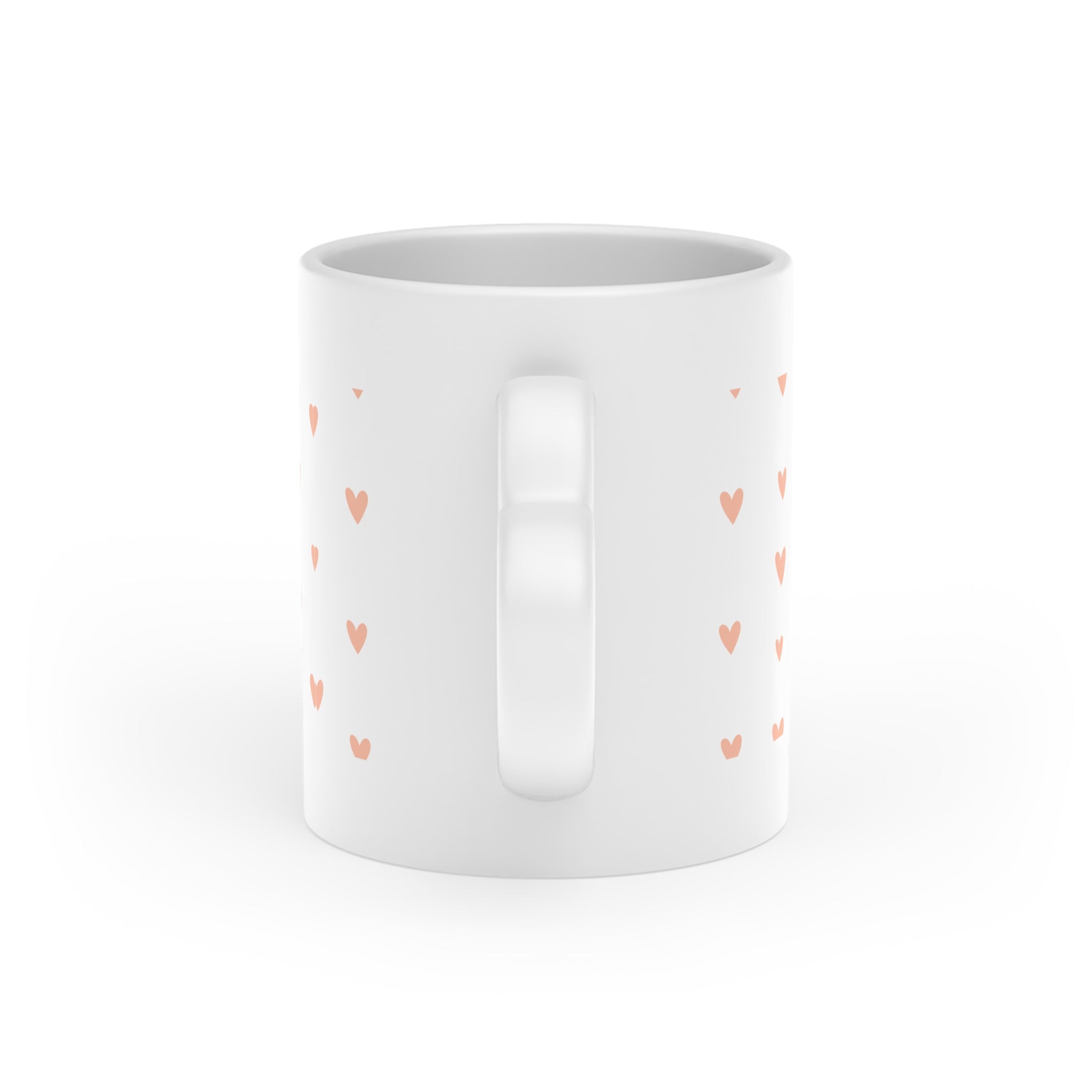 Heart-Shaped Mug - Cute Cacti with Funny Face