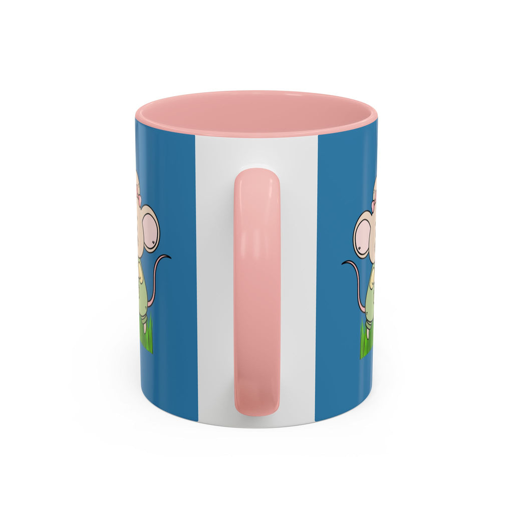 Cute Mouse Floral Coffee Mug — 'XOXO' Accent 11/15oz
