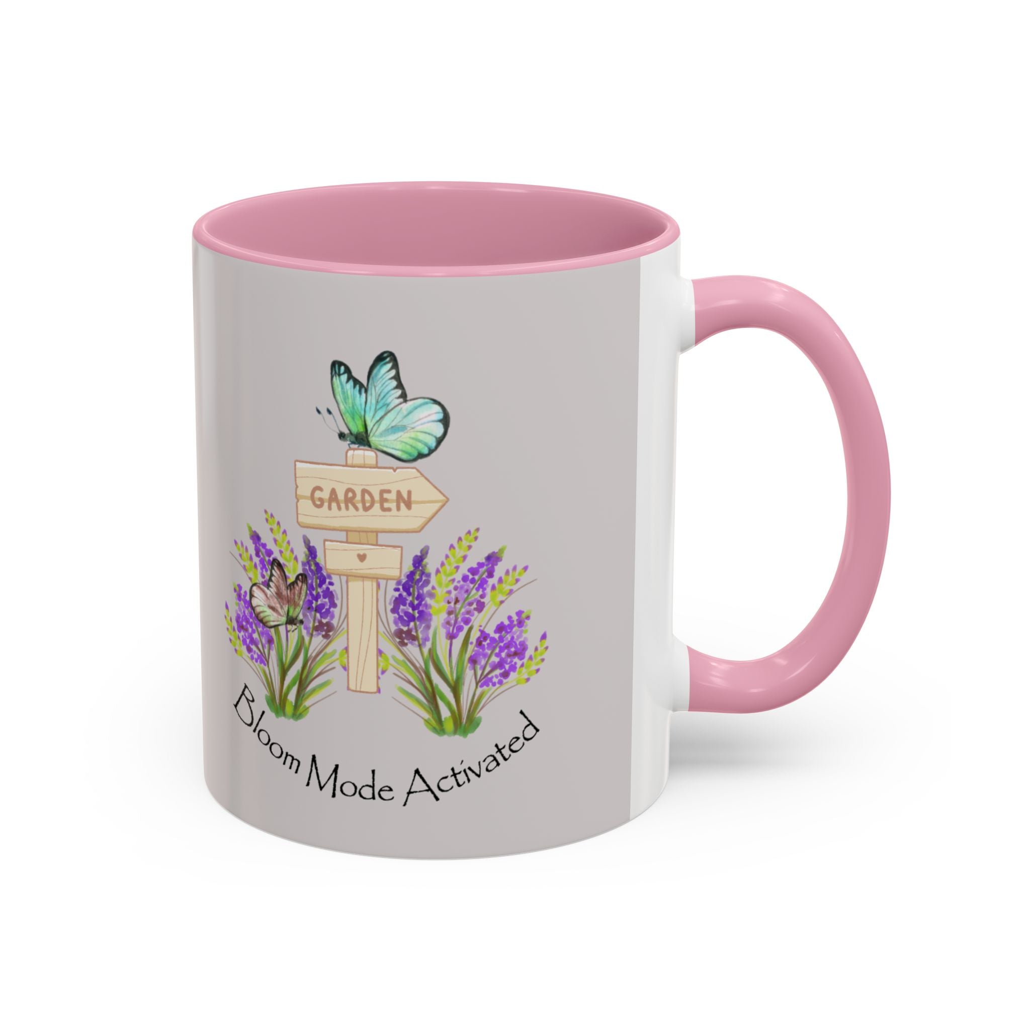 Bloom Mode Activated Mug – Floral Garden Butterfly Coffee Cup (11oz/15oz)