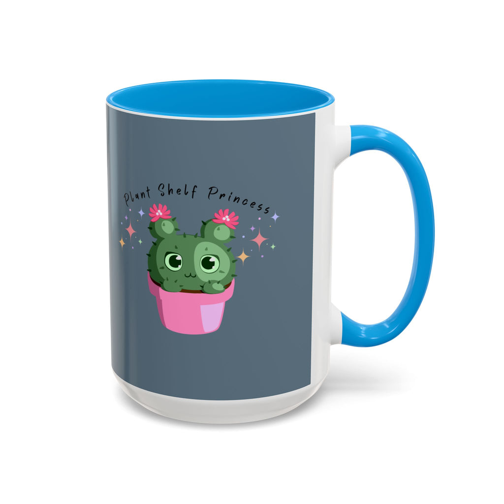 Plant Shelf Princess Ceramic Mug — Cute Cactus 11oz/15oz Gift