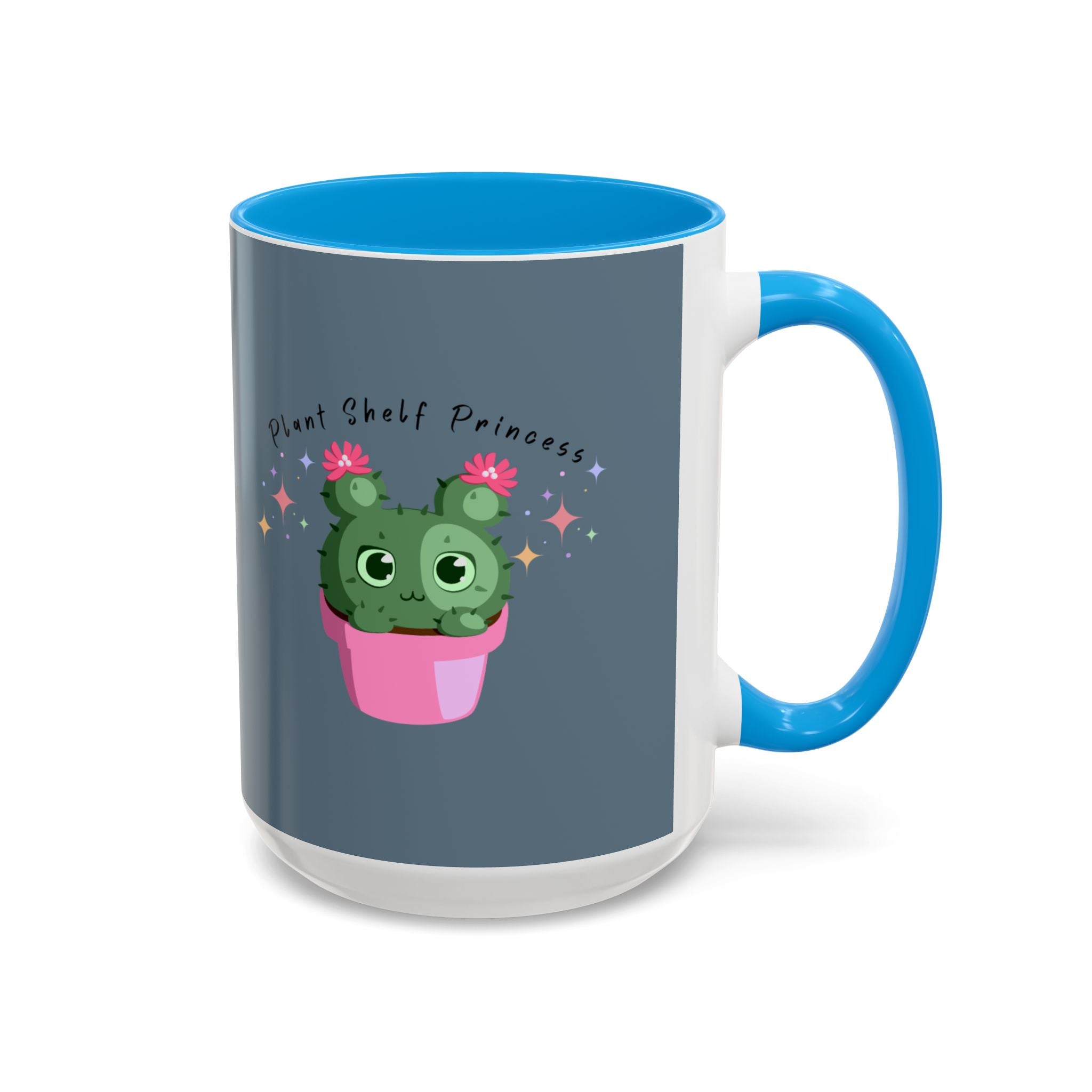 Plant Shelf Princess Ceramic Mug — Cute Cactus 11oz/15oz Gift