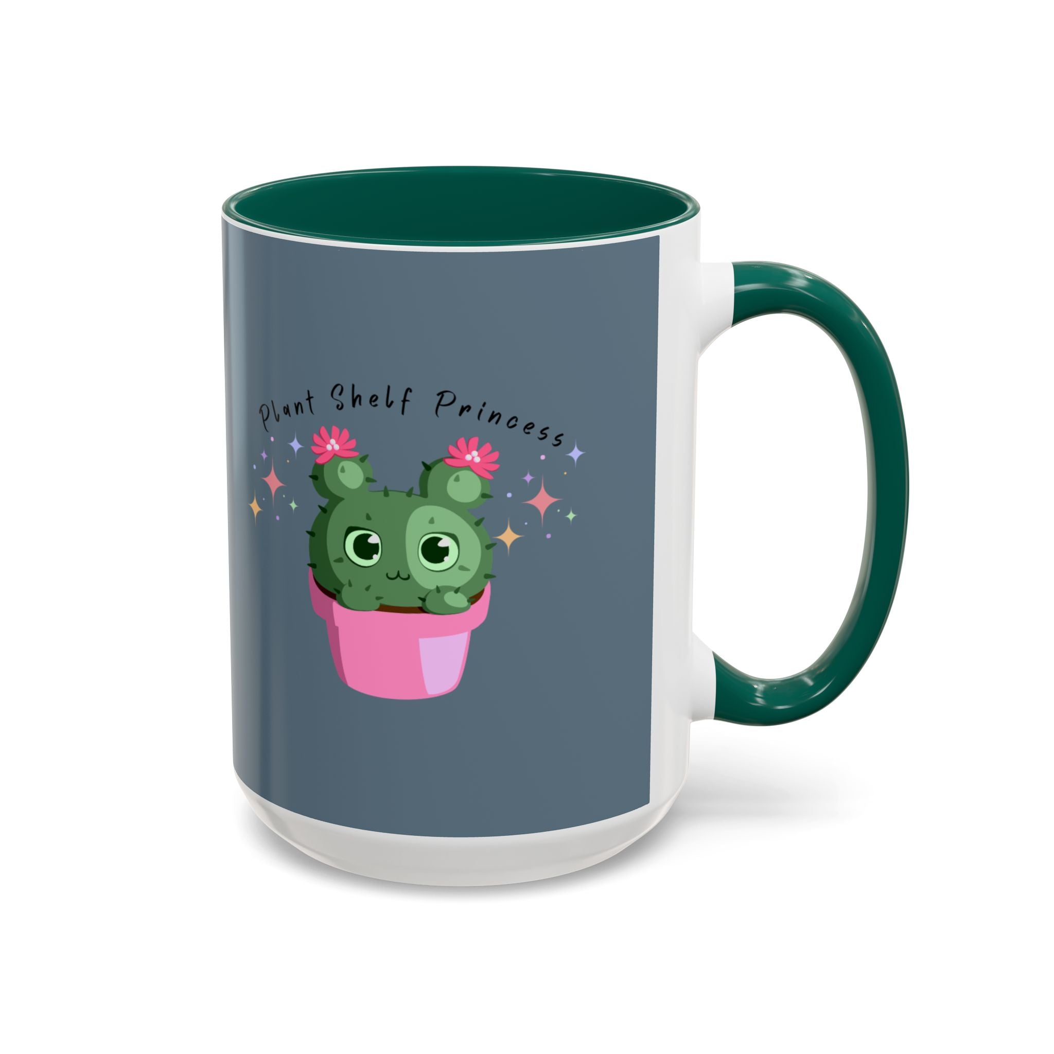 Plant Shelf Princess Ceramic Mug — Cute Cactus 11oz/15oz Gift