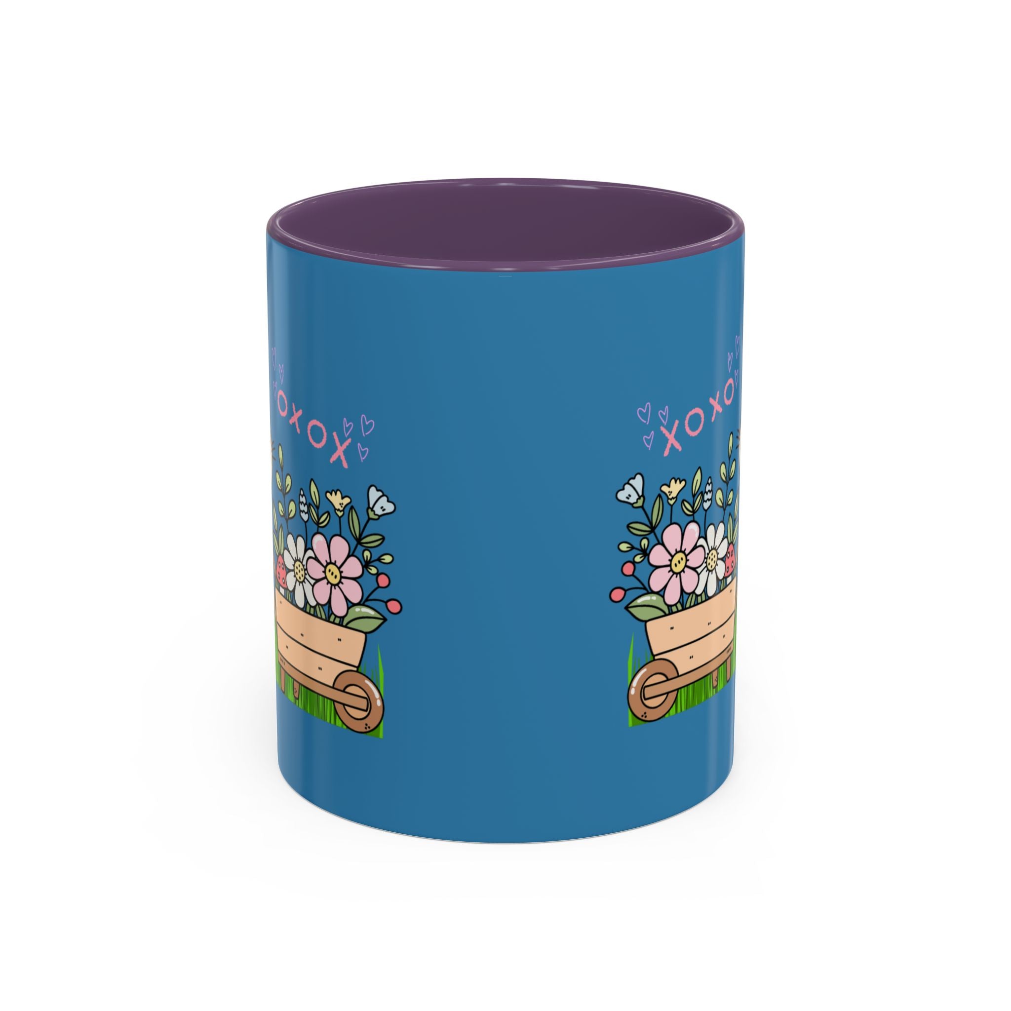 Cute Mouse Floral Coffee Mug — 'XOXO' Accent 11/15oz