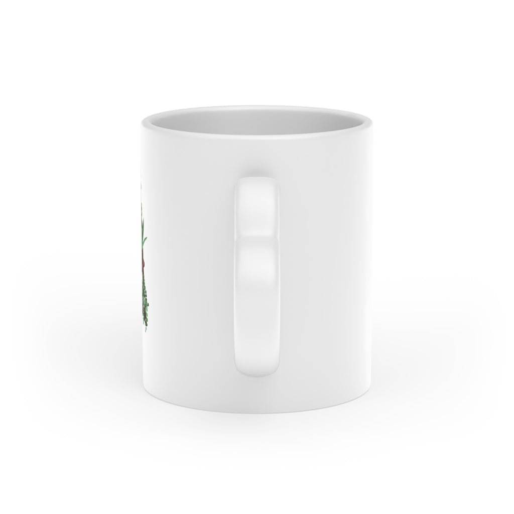 Plant Lover Mug — "I am once again asking for water" Ceramic Coffee Cup
