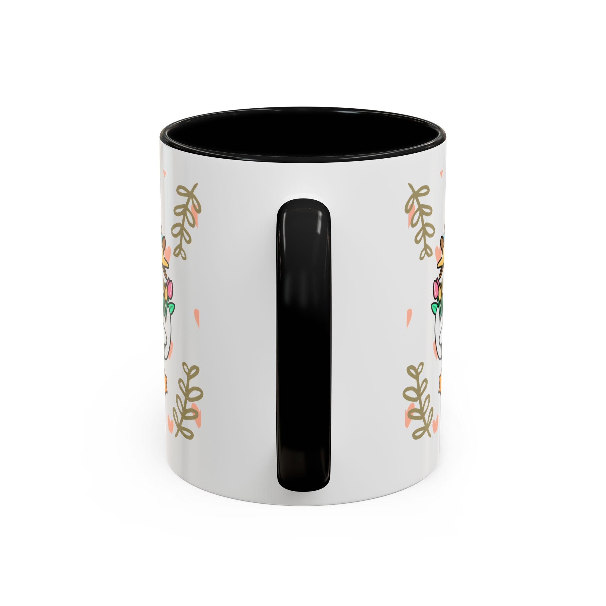 Coffee Mug — Cute Duck Carrying Plants “I Have Plants Tonight” Accent Mug