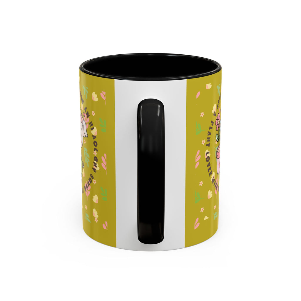 Cute Piglet Gardening Coffee Mug — "My Heart Is In The Dirt" Accent Mug