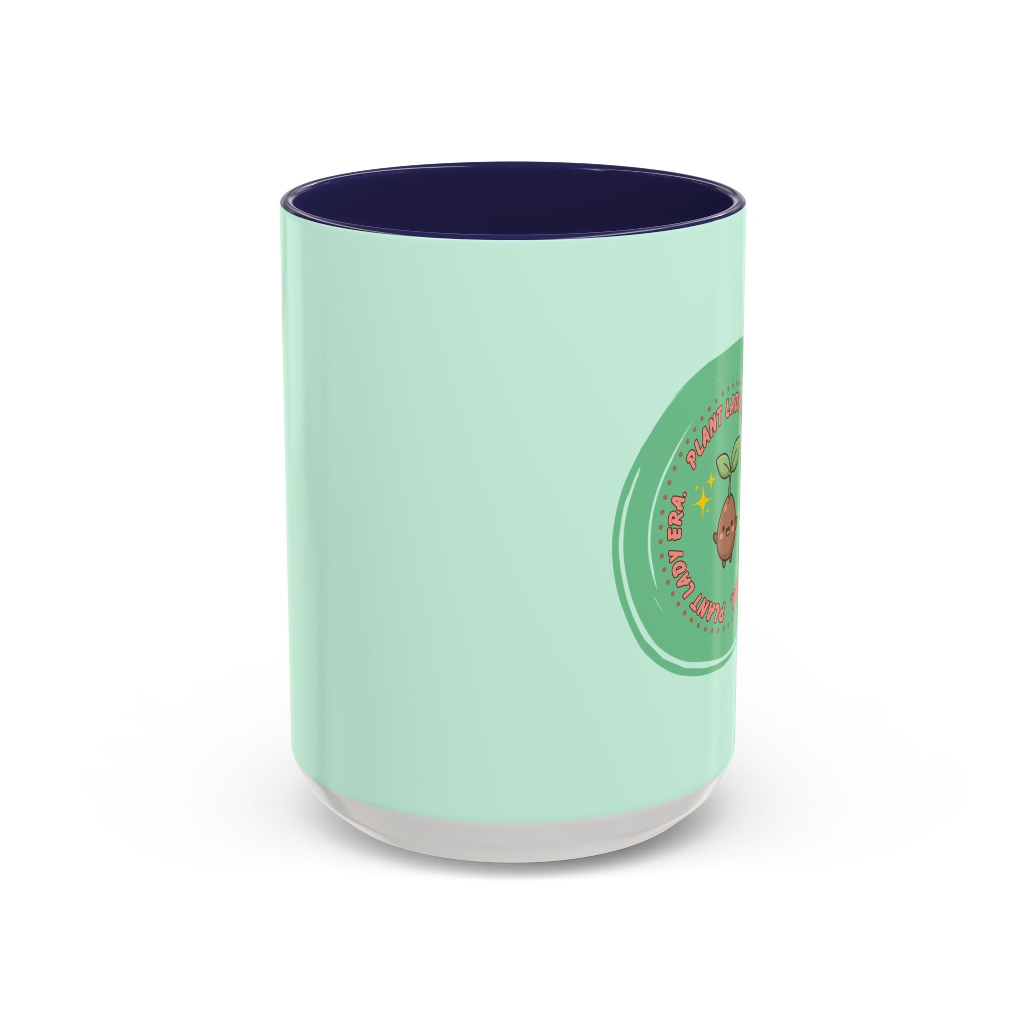 Plant Lady Era Coffee Mug — Cute Sprout Accent Mug (11/15oz)