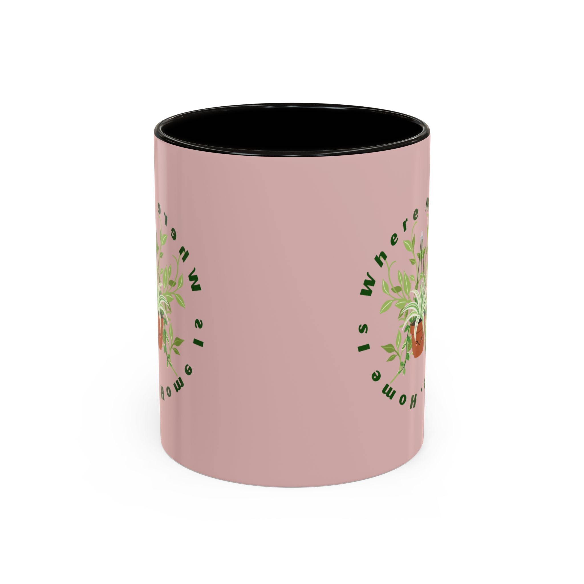 Plant Mom Mug – 'Home Is Where My Plants Are' Ceramic Coffee Cup (11oz & 15oz)