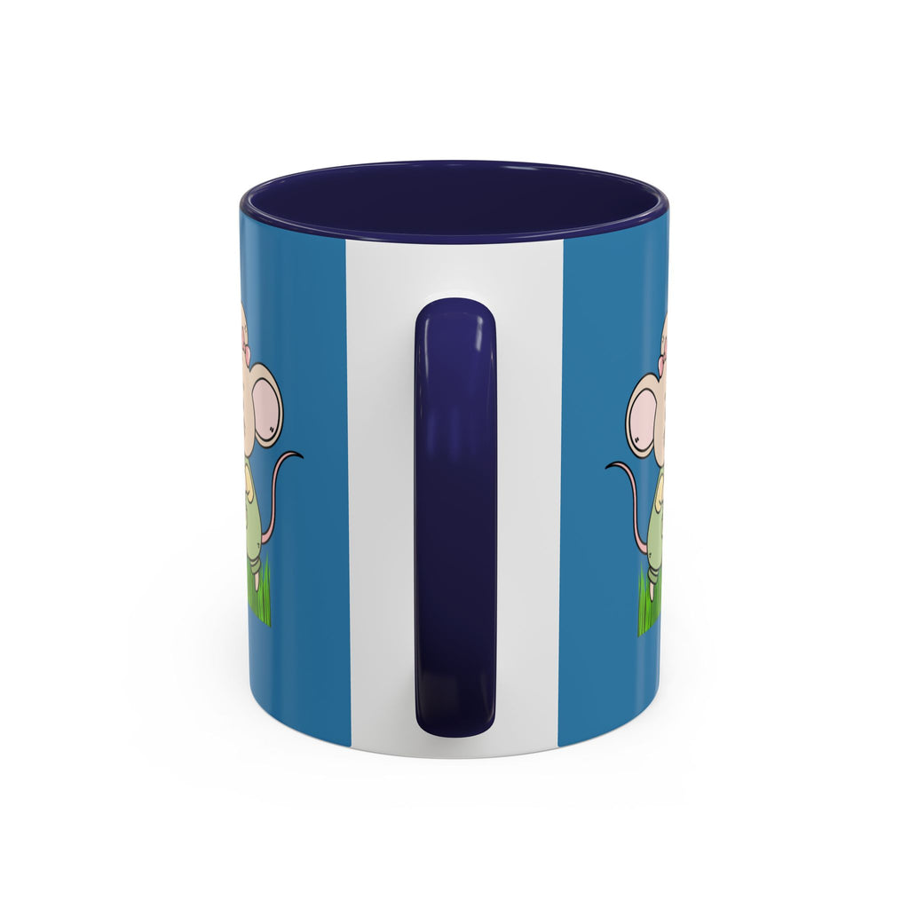 Cute Mouse Floral Coffee Mug — 'XOXO' Accent 11/15oz
