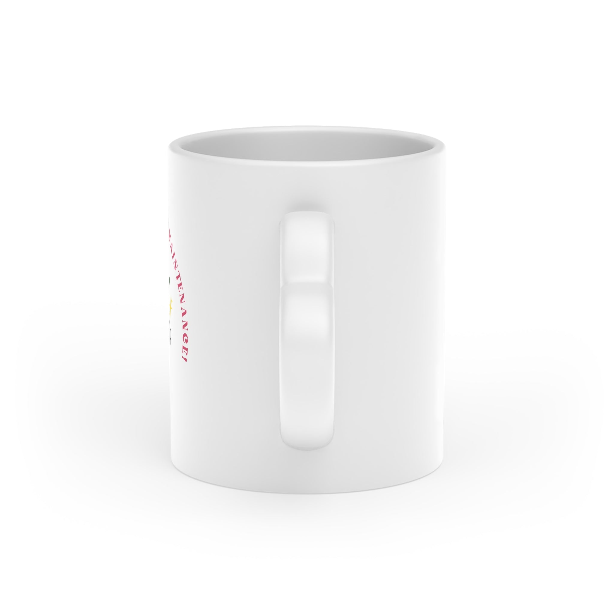 Heart-Shaped Mug - Cute Angry Flower Pot