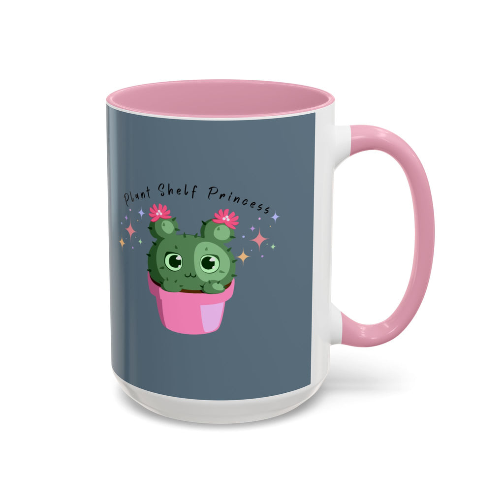 Plant Shelf Princess Ceramic Mug — Cute Cactus 11oz/15oz Gift