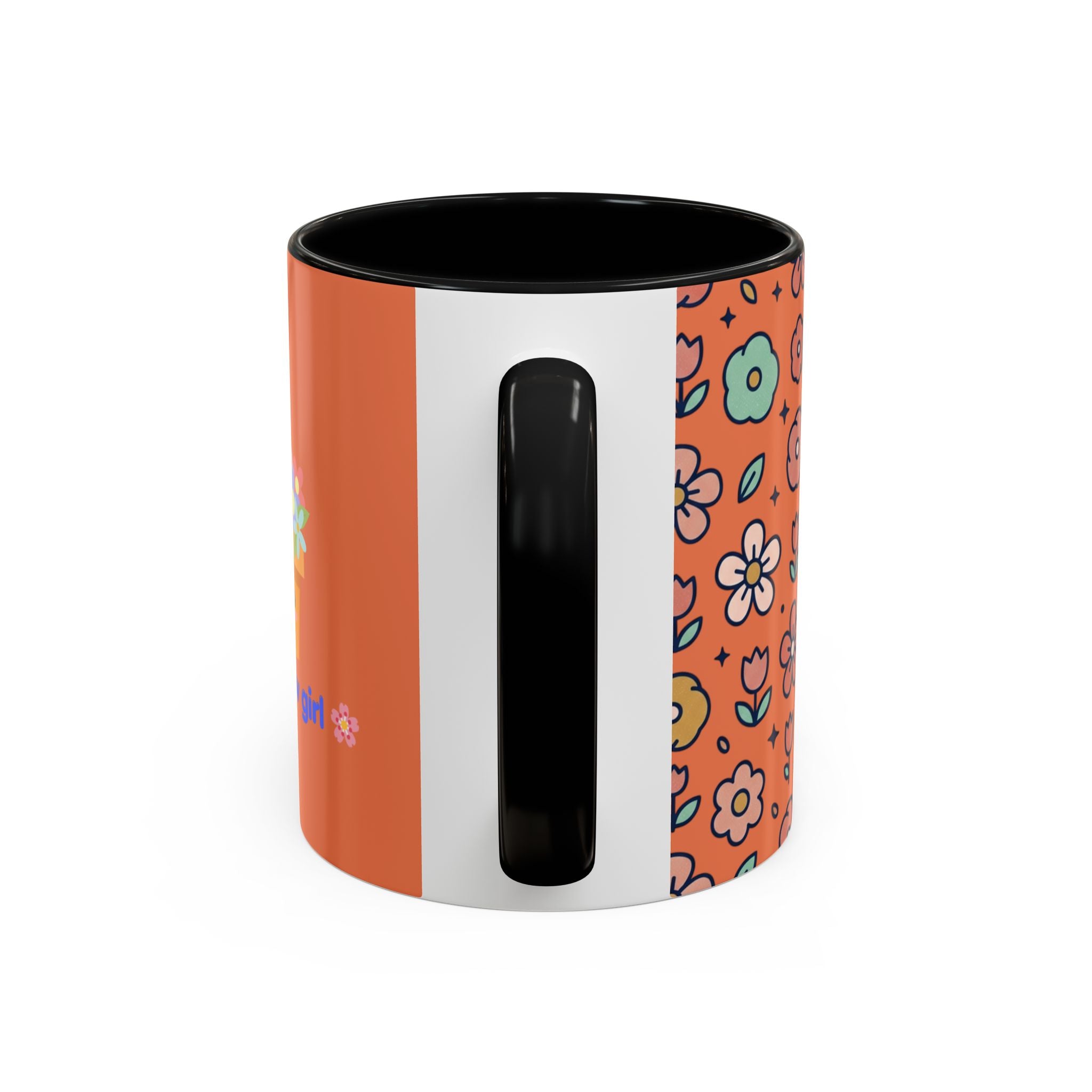 You Grow Girl Floral Coffee Mug — Cute Flower Pot Accent Mug (11oz)