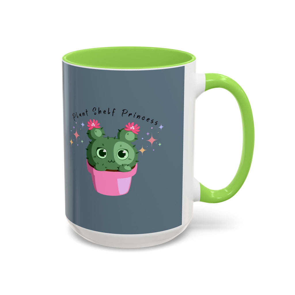 Plant Shelf Princess Ceramic Mug — Cute Cactus 11oz/15oz Gift