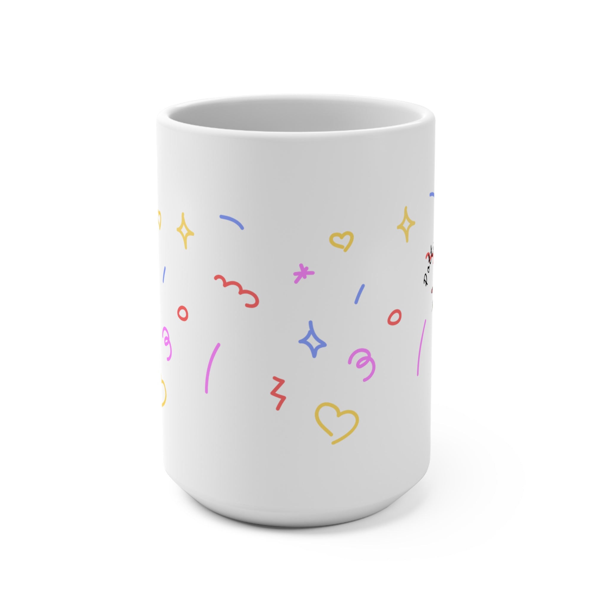 Cactus Plant 15oz Ceramic Mug — "Prickly but Adorable" Cute Doodle Coffee Cup