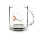 Glass Mug — Cute Capybara 'Spread Love' 10oz Clear Coffee Mug