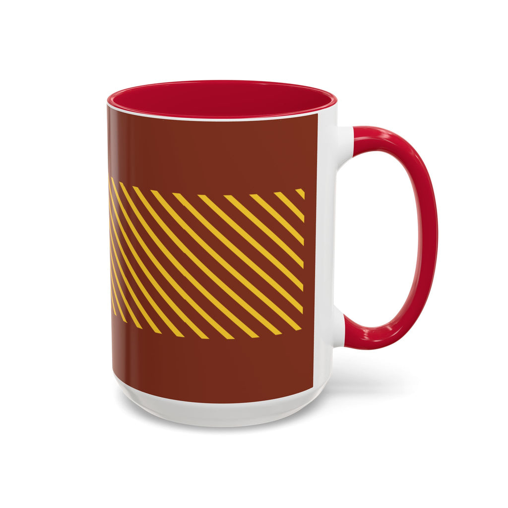 Cute Caterpillar Striped Coffee Mug (11oz, 15oz) — Colorful Novelty Tea Cup