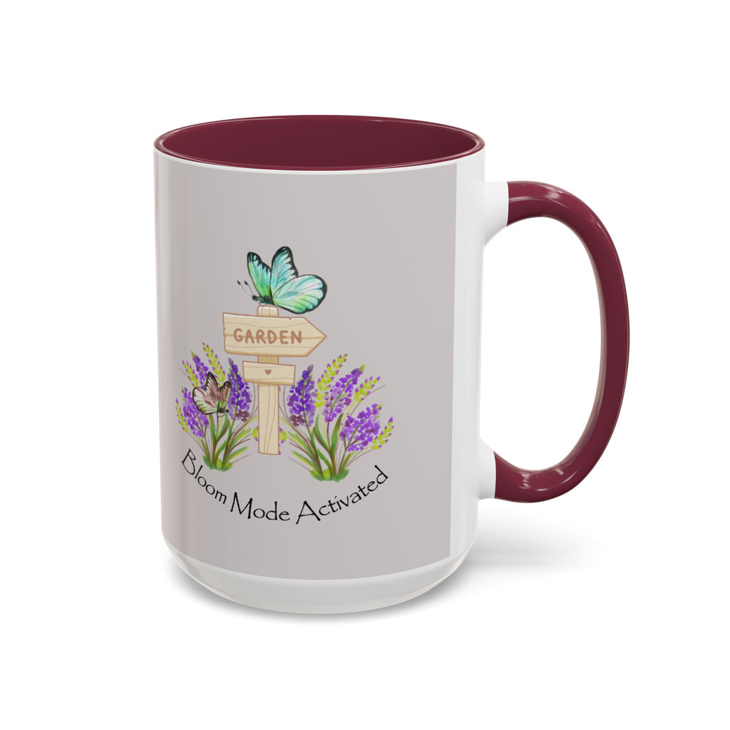 Bloom Mode Activated Mug – Floral Garden Butterfly Coffee Cup (11oz/15oz)