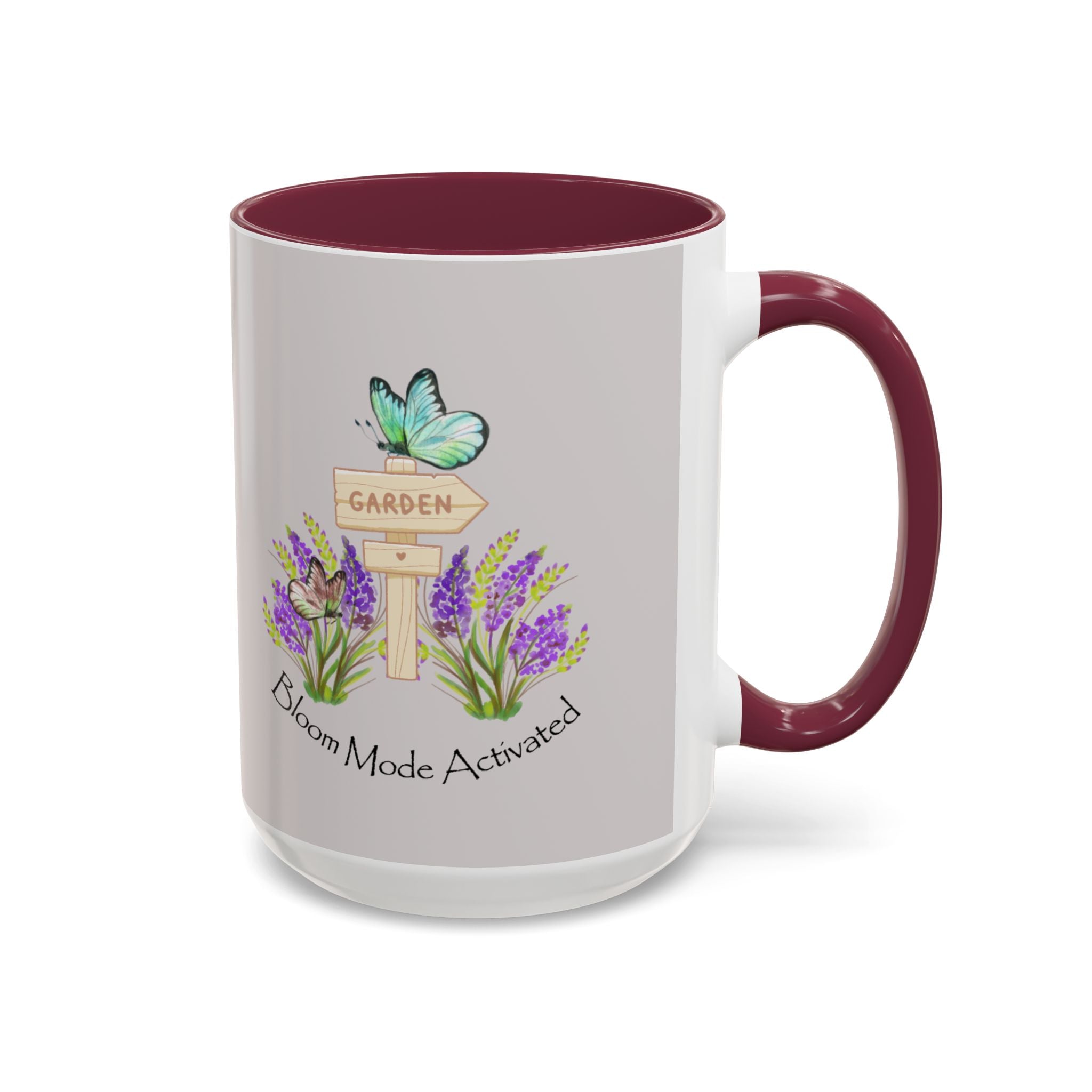 Bloom Mode Activated Mug – Floral Garden Butterfly Coffee Cup (11oz/15oz)