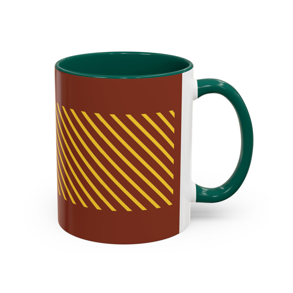 Cute Caterpillar Striped Coffee Mug (11oz, 15oz) — Colorful Novelty Tea Cup