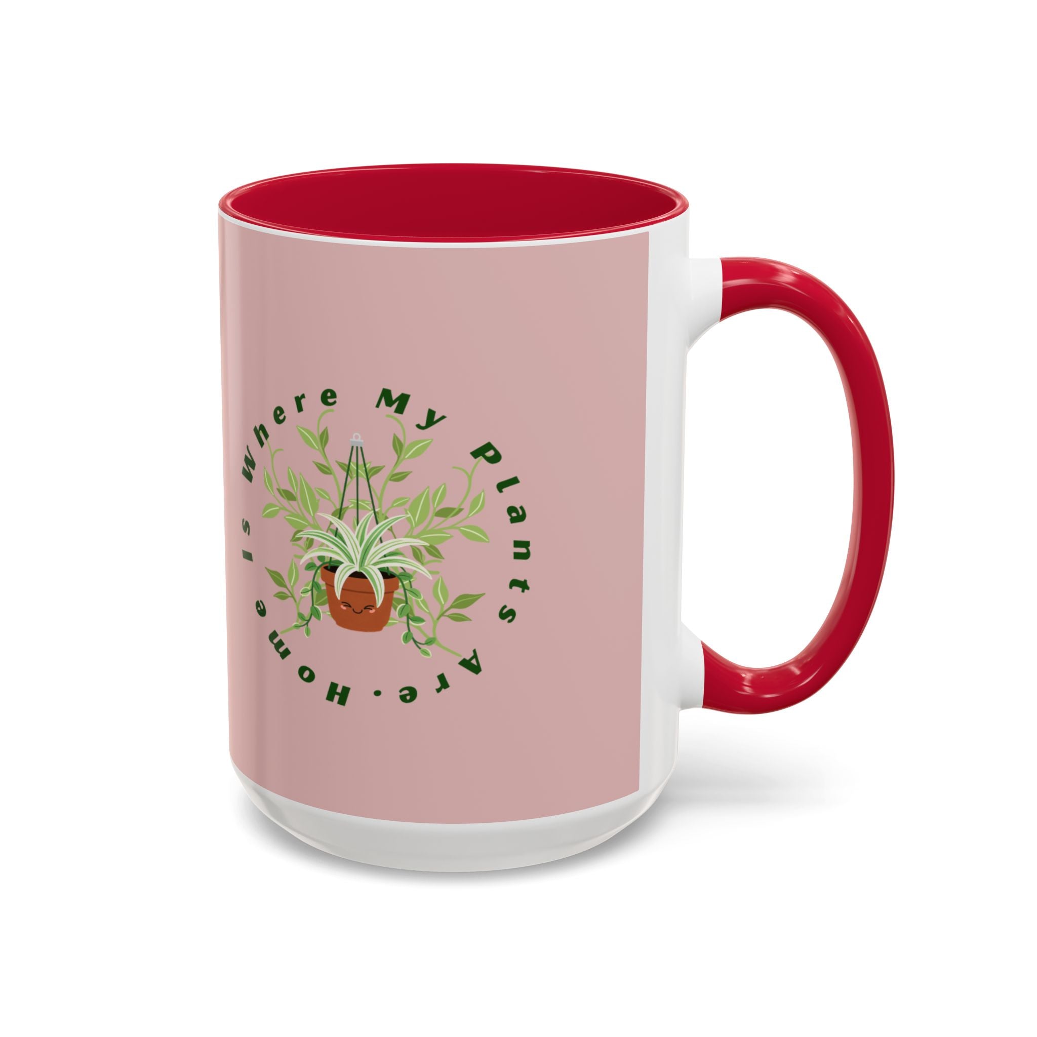 Plant Mom Mug – 'Home Is Where My Plants Are' Ceramic Coffee Cup (11oz & 15oz)