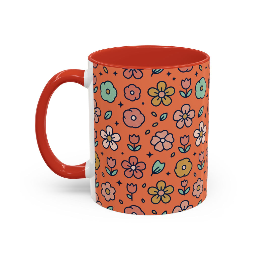 You Grow Girl Floral Coffee Mug — Cute Flower Pot Accent Mug (11oz)