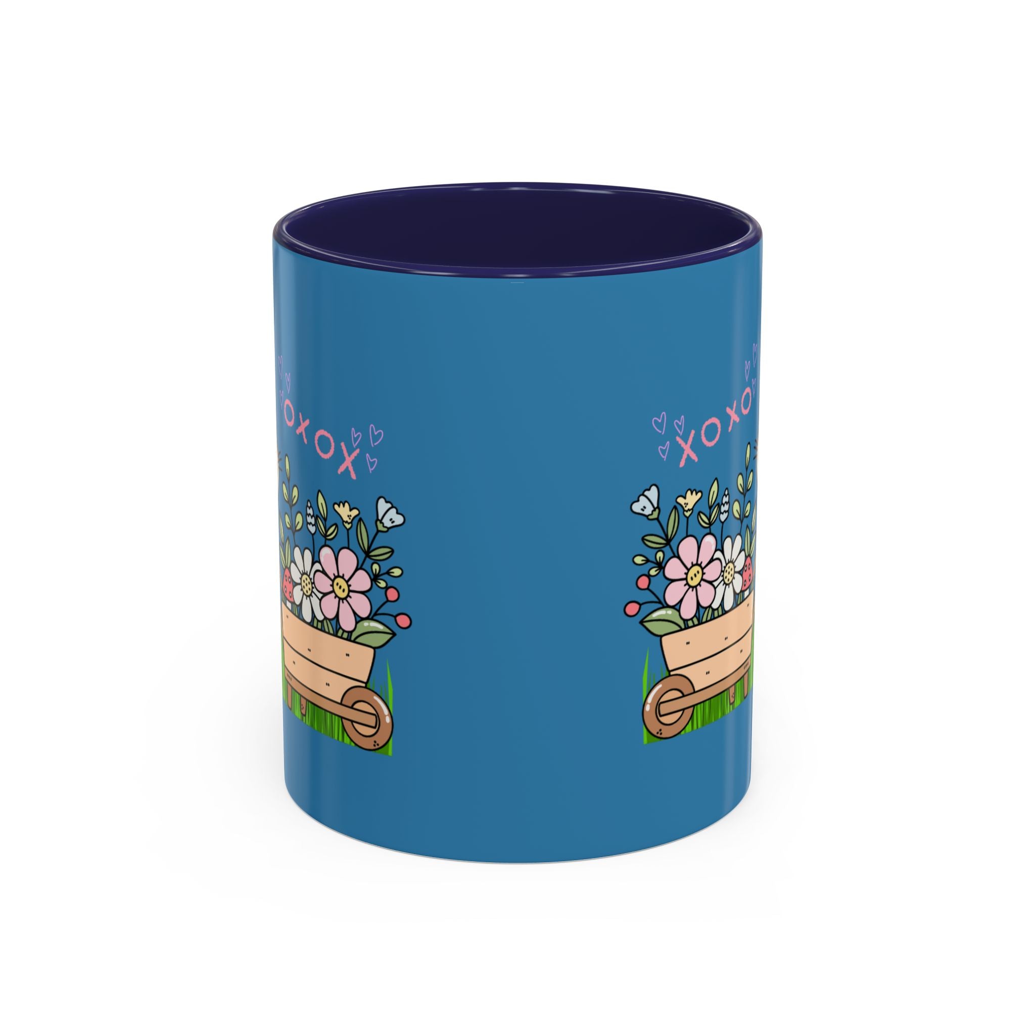Cute Mouse Floral Coffee Mug — 'XOXO' Accent 11/15oz