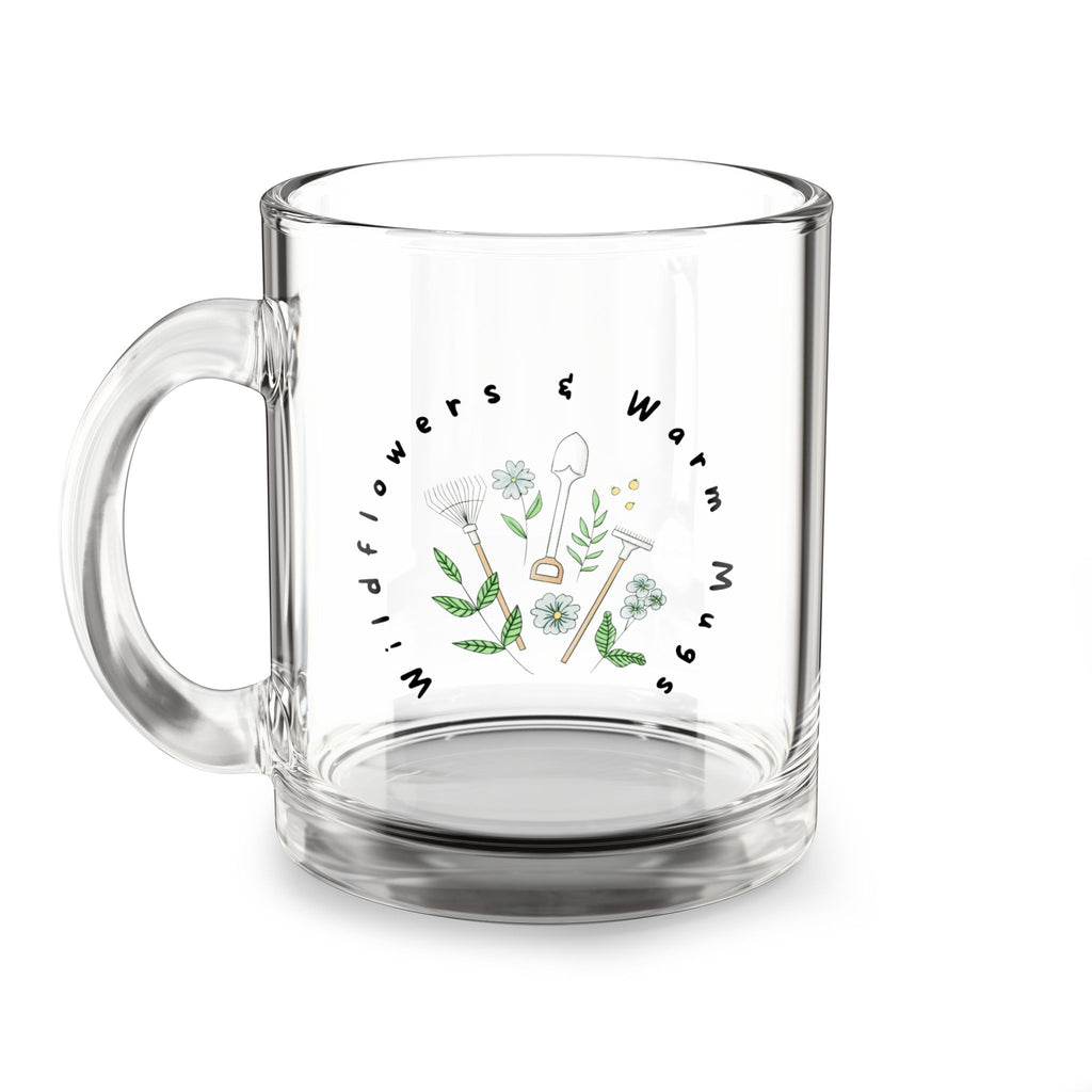 Glass Mug — Wildflowers & Warm Mornings 10 oz