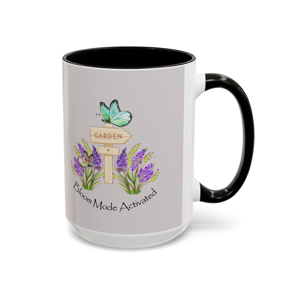 Bloom Mode Activated Mug – Floral Garden Butterfly Coffee Cup (11oz/15oz)