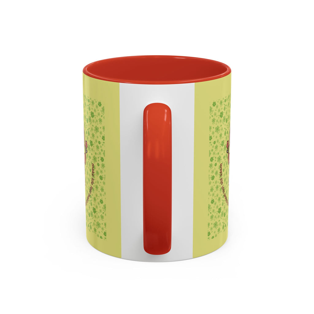 Cute ‘Tiny Sprouts’ Accent Coffee Mug – Kawaii Garden Capybara Design (11/15 oz)