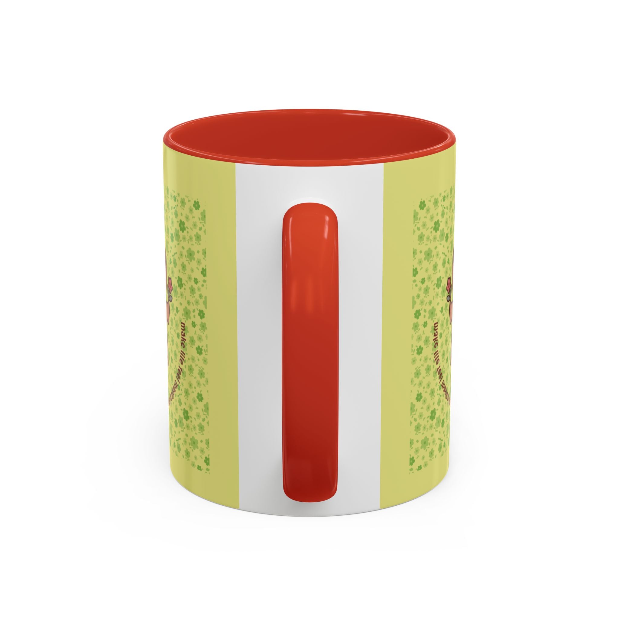Cute ‘Tiny Sprouts’ Accent Coffee Mug – Kawaii Garden Capybara Design (11/15 oz)