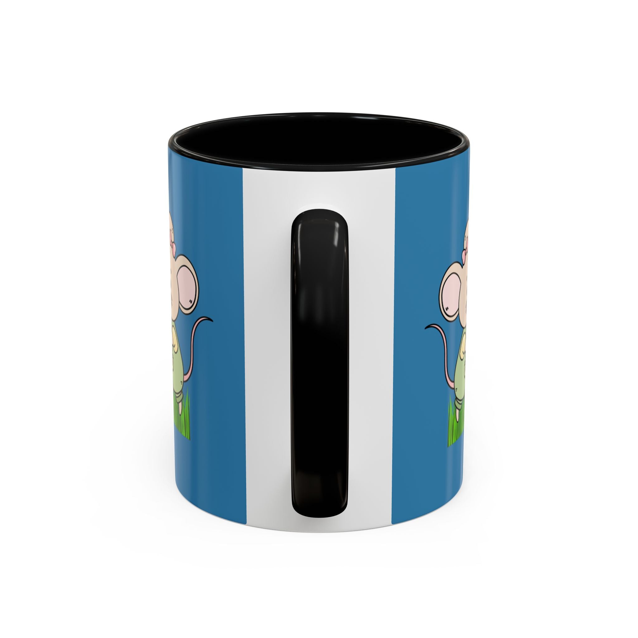 Cute Mouse Floral Coffee Mug — 'XOXO' Accent 11/15oz