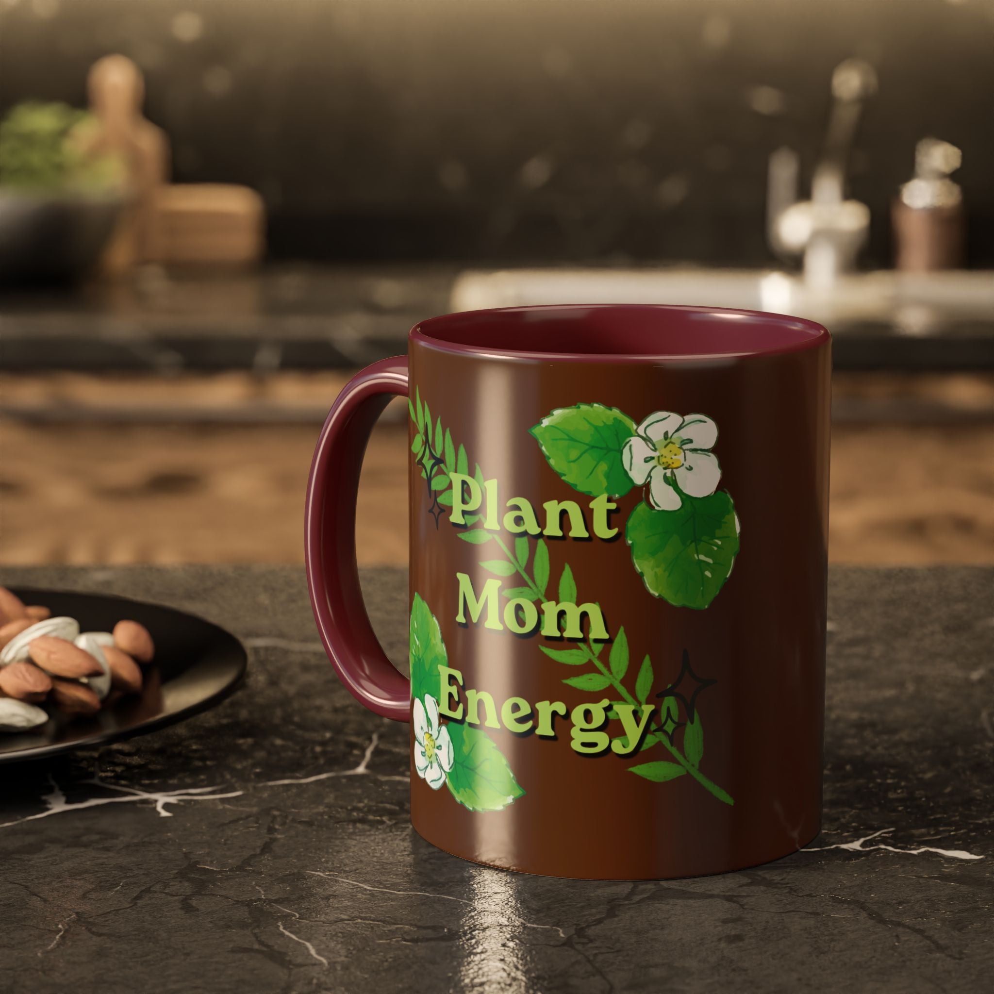 Plant Mom Energy Mug — Botanical Coffee Cup (11oz & 15oz)