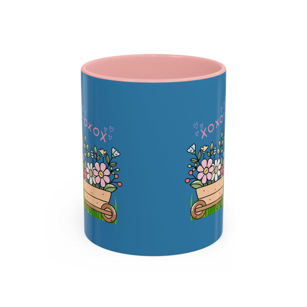 Cute Mouse Floral Coffee Mug — 'XOXO' Accent 11/15oz
