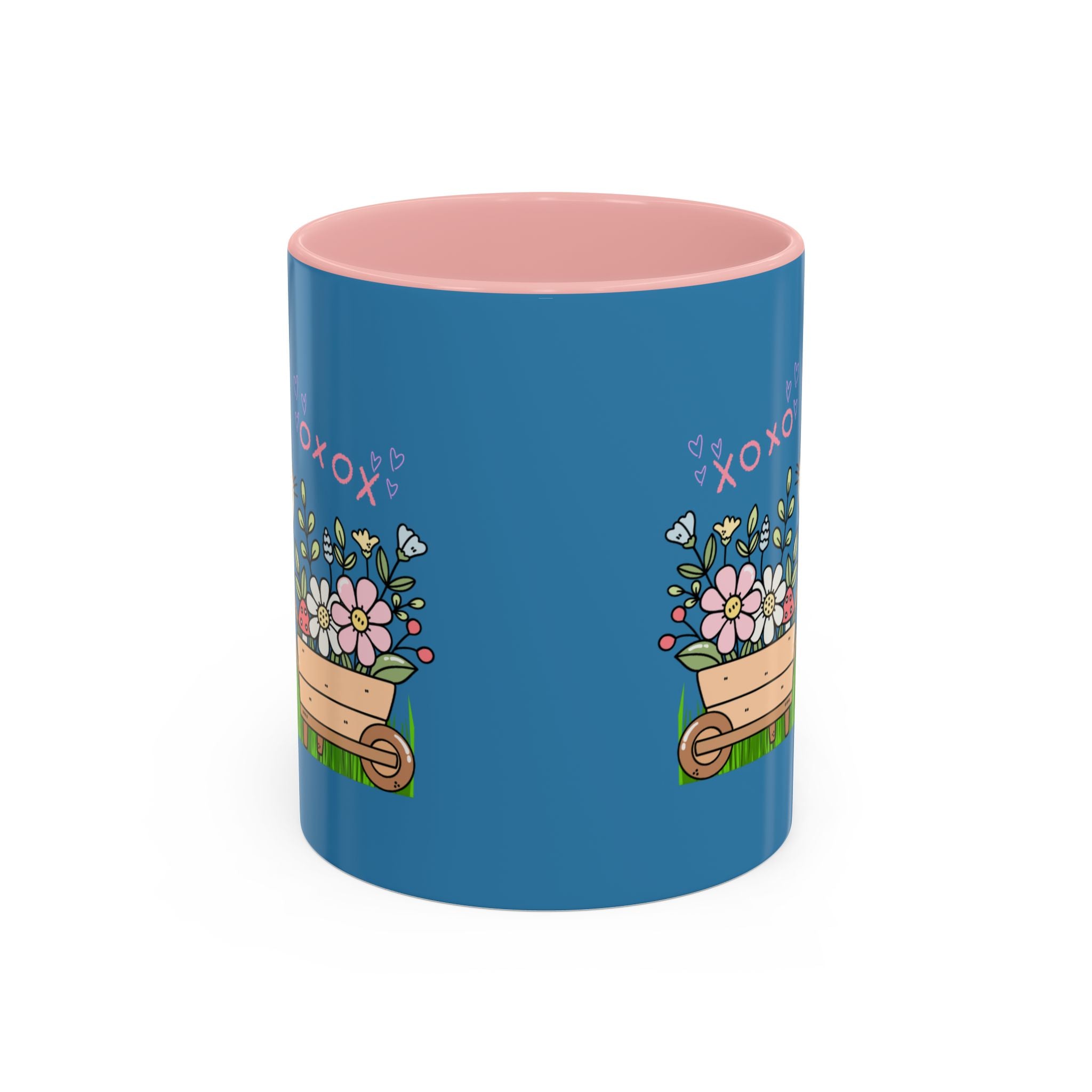 Cute Mouse Floral Coffee Mug — 'XOXO' Accent 11/15oz