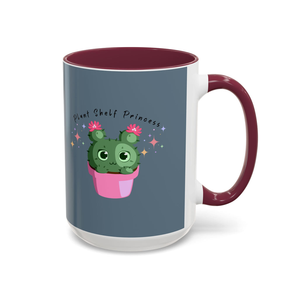 Plant Shelf Princess Ceramic Mug — Cute Cactus 11oz/15oz Gift