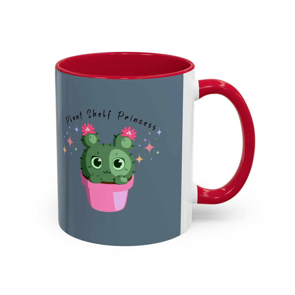 Plant Shelf Princess Ceramic Mug — Cute Cactus 11oz/15oz Gift