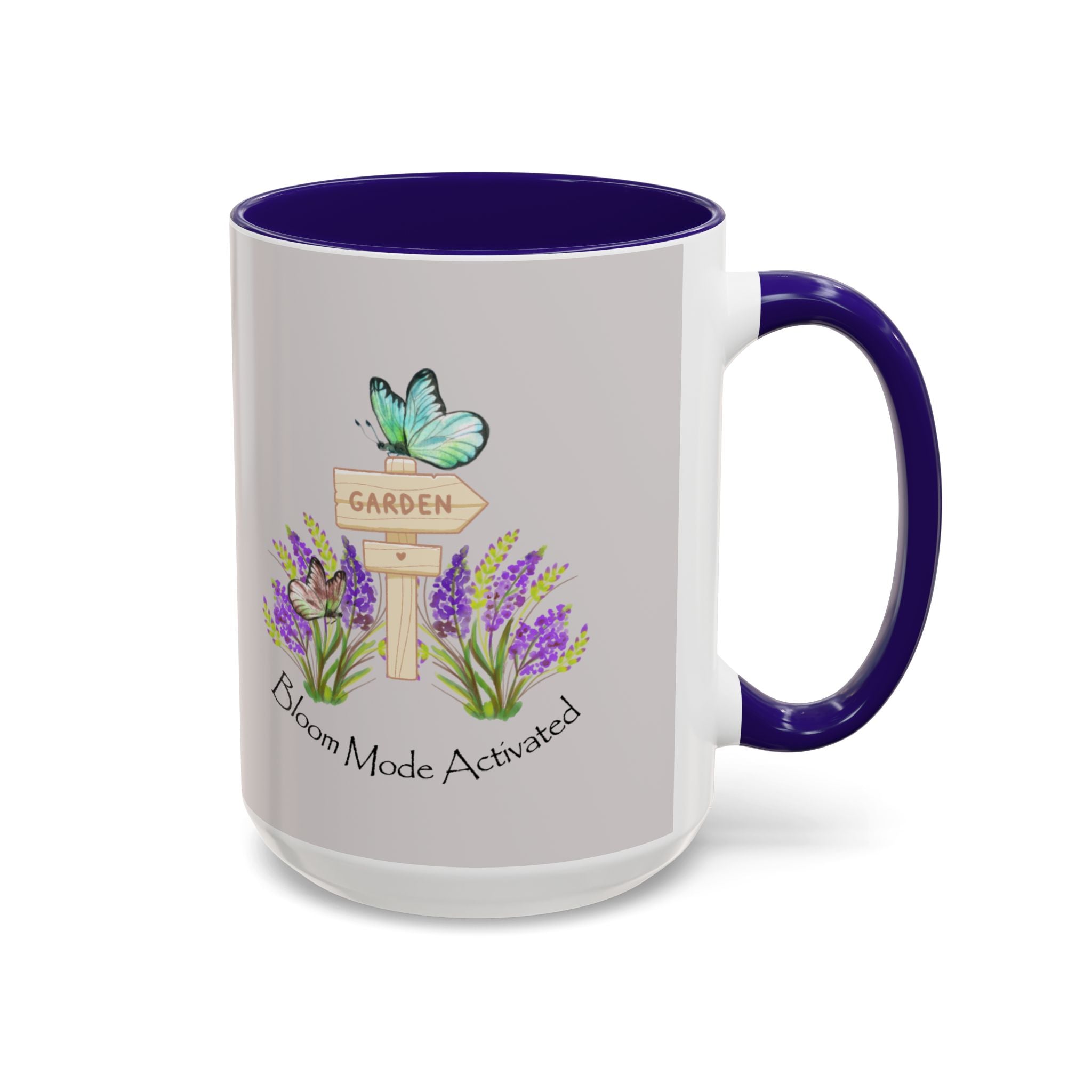 Bloom Mode Activated Mug – Floral Garden Butterfly Coffee Cup (11oz/15oz)