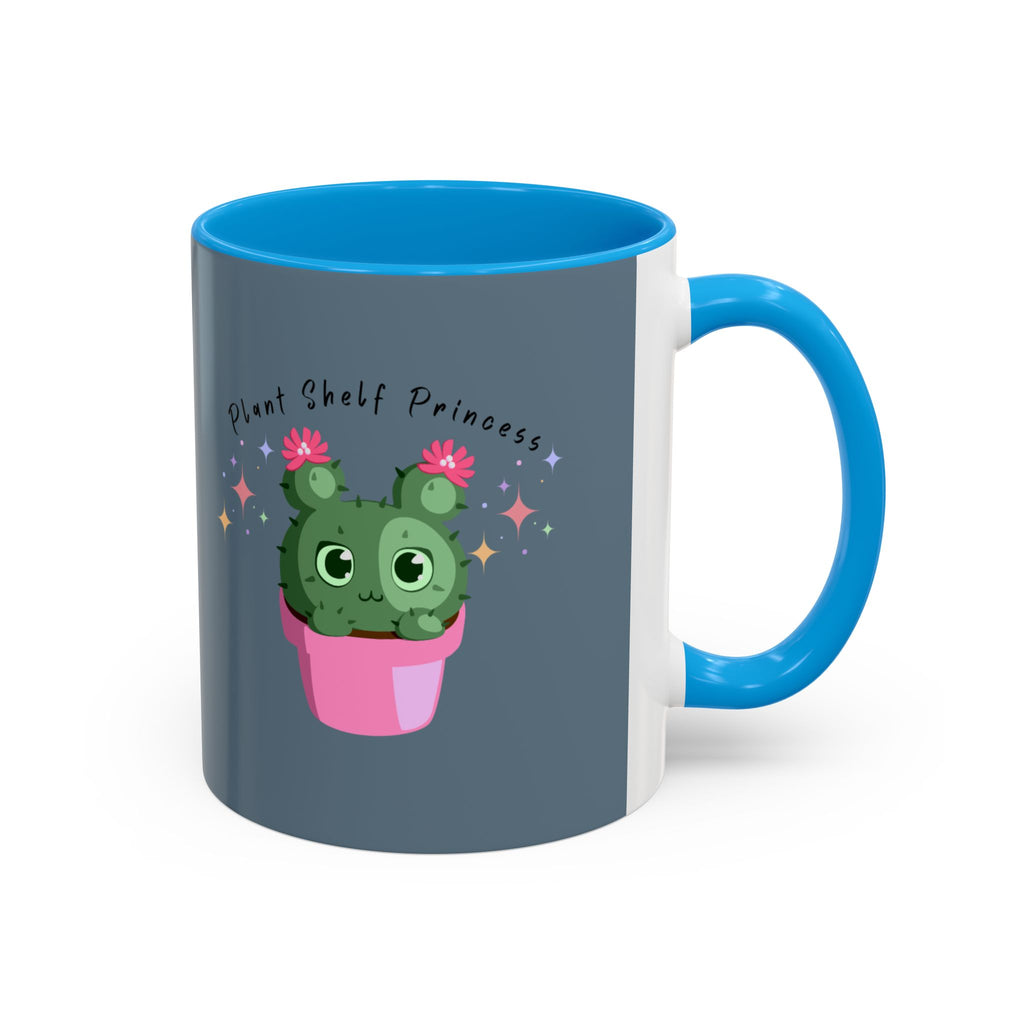 Plant Shelf Princess Ceramic Mug — Cute Cactus 11oz/15oz Gift
