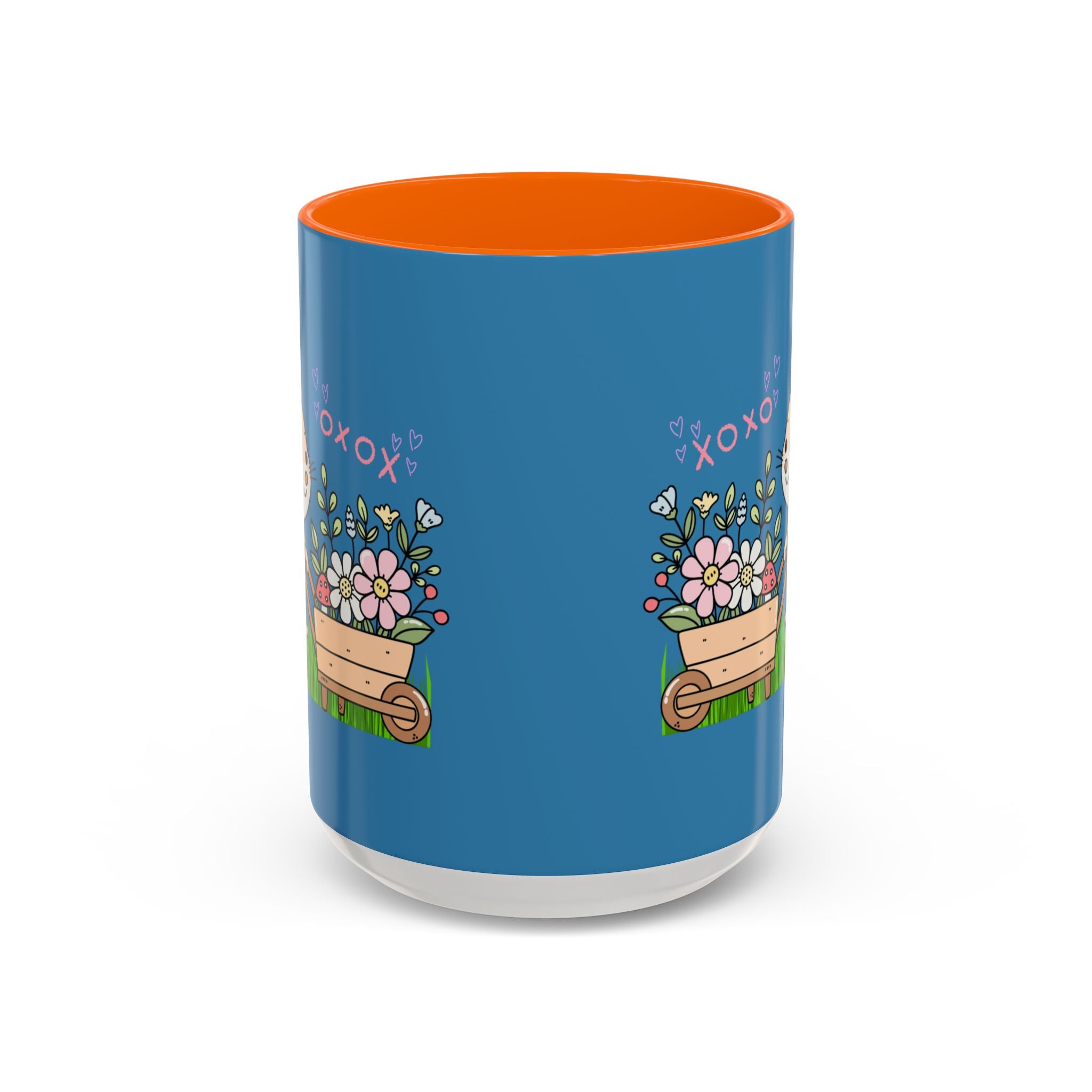 Cute Mouse Floral Coffee Mug — 'XOXO' Accent 11/15oz
