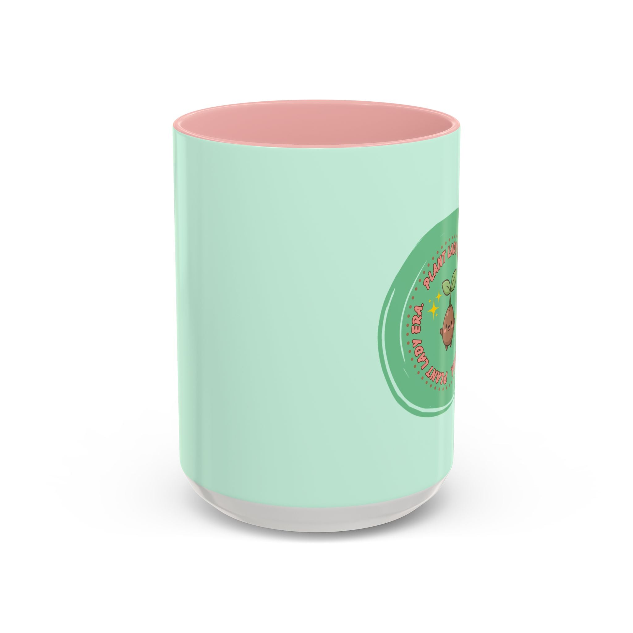 Plant Lady Era Coffee Mug — Cute Sprout Accent Mug (11/15oz)