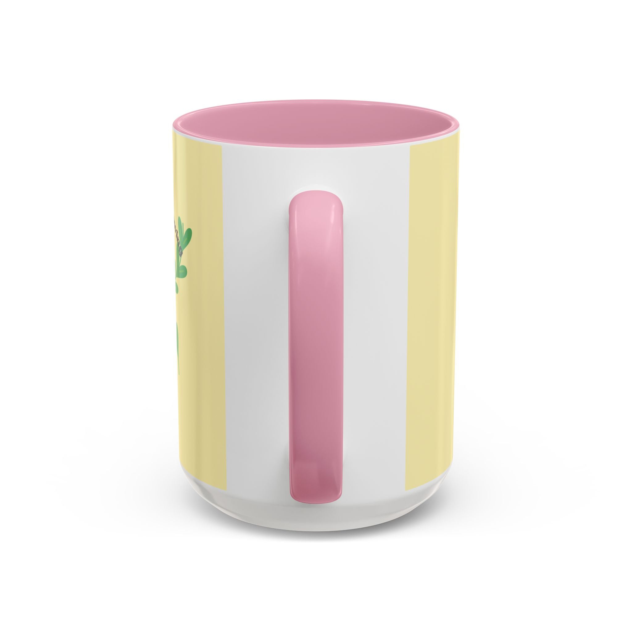 Yellow Rain Boot Floral Mug — “Garden Cuteness Growing” Coffee Cup (11oz/15oz)