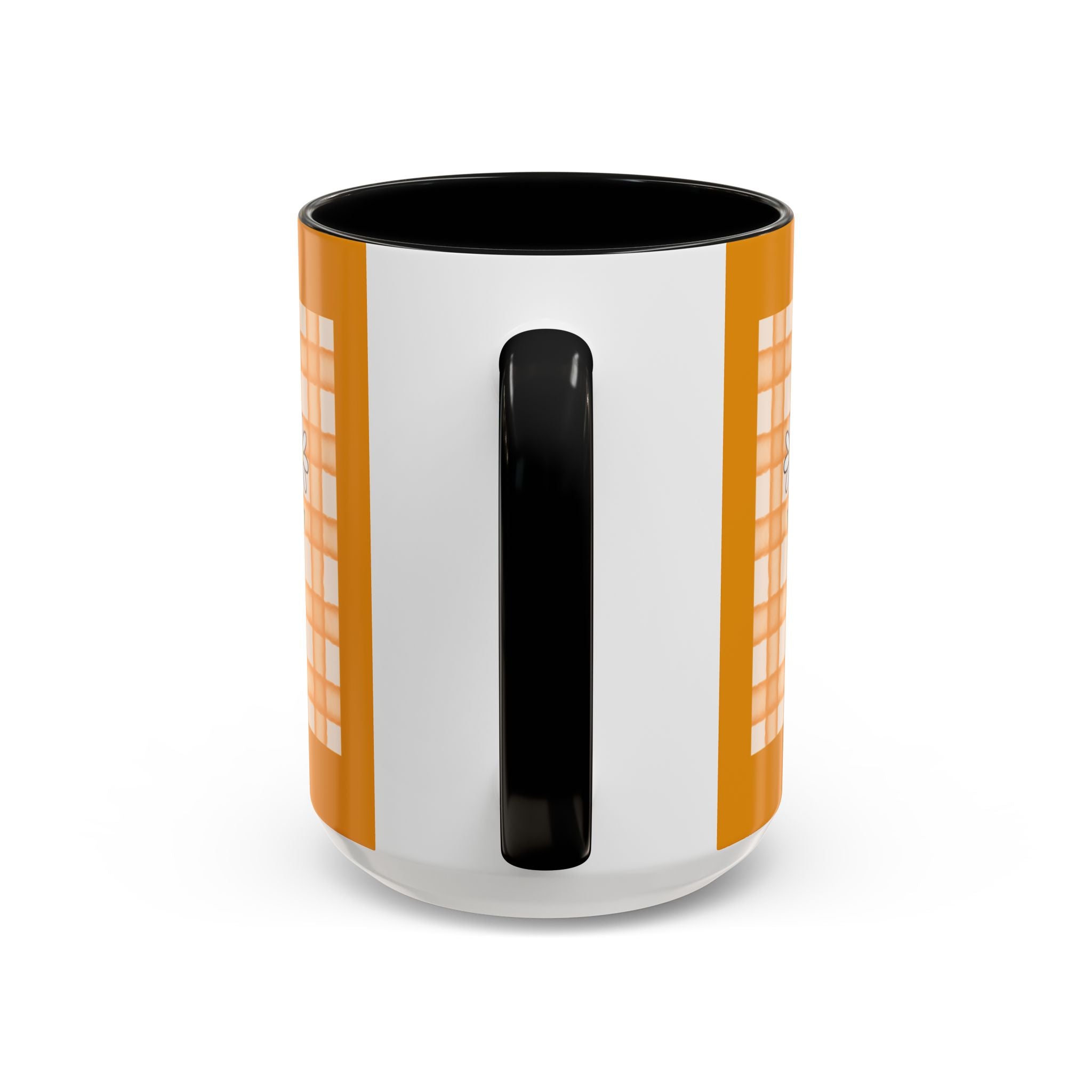 Cute Cow Plaid Accent Coffee Mug — Farmhouse Daisy Cow Design (11/15oz)