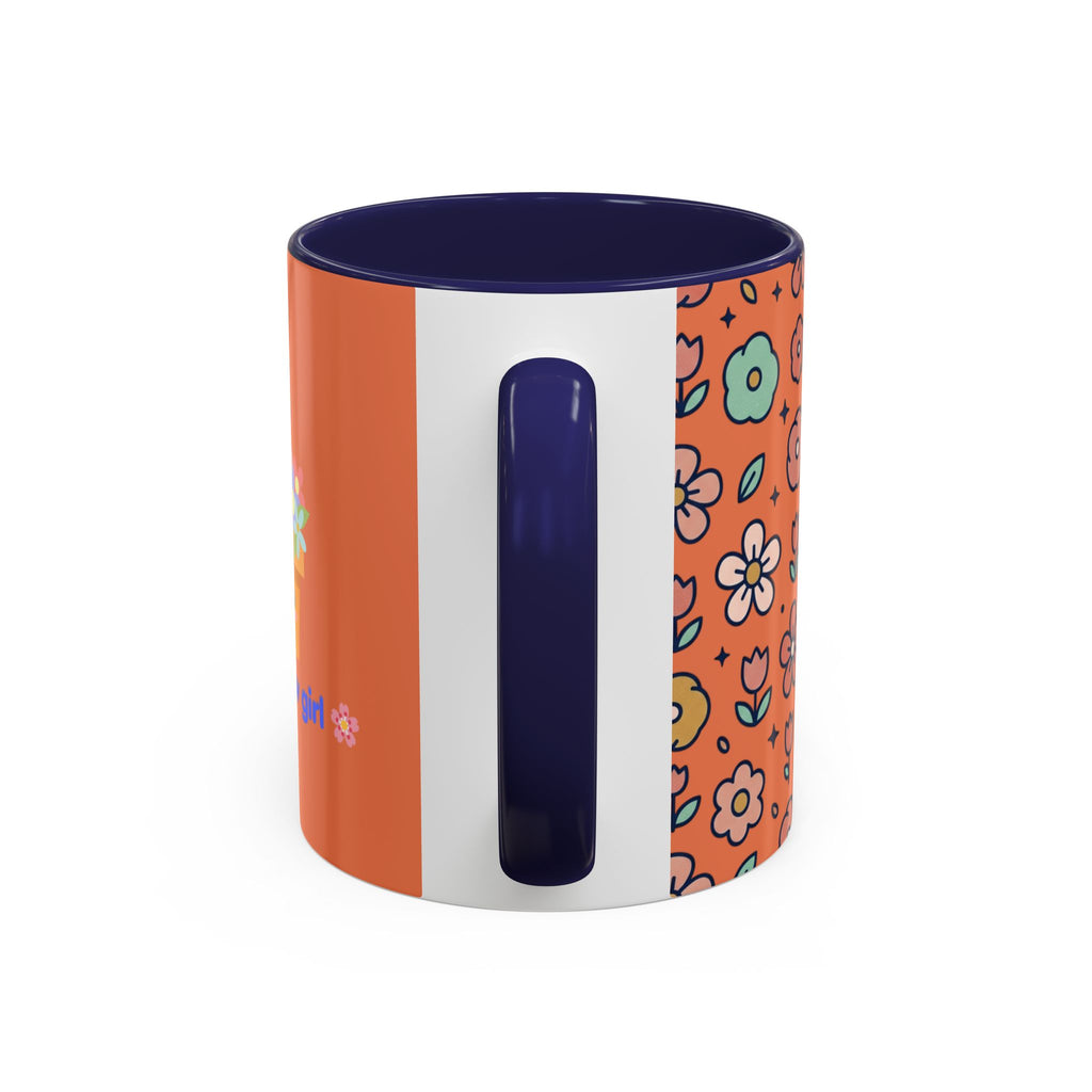 You Grow Girl Floral Coffee Mug — Cute Flower Pot Accent Mug (11oz)