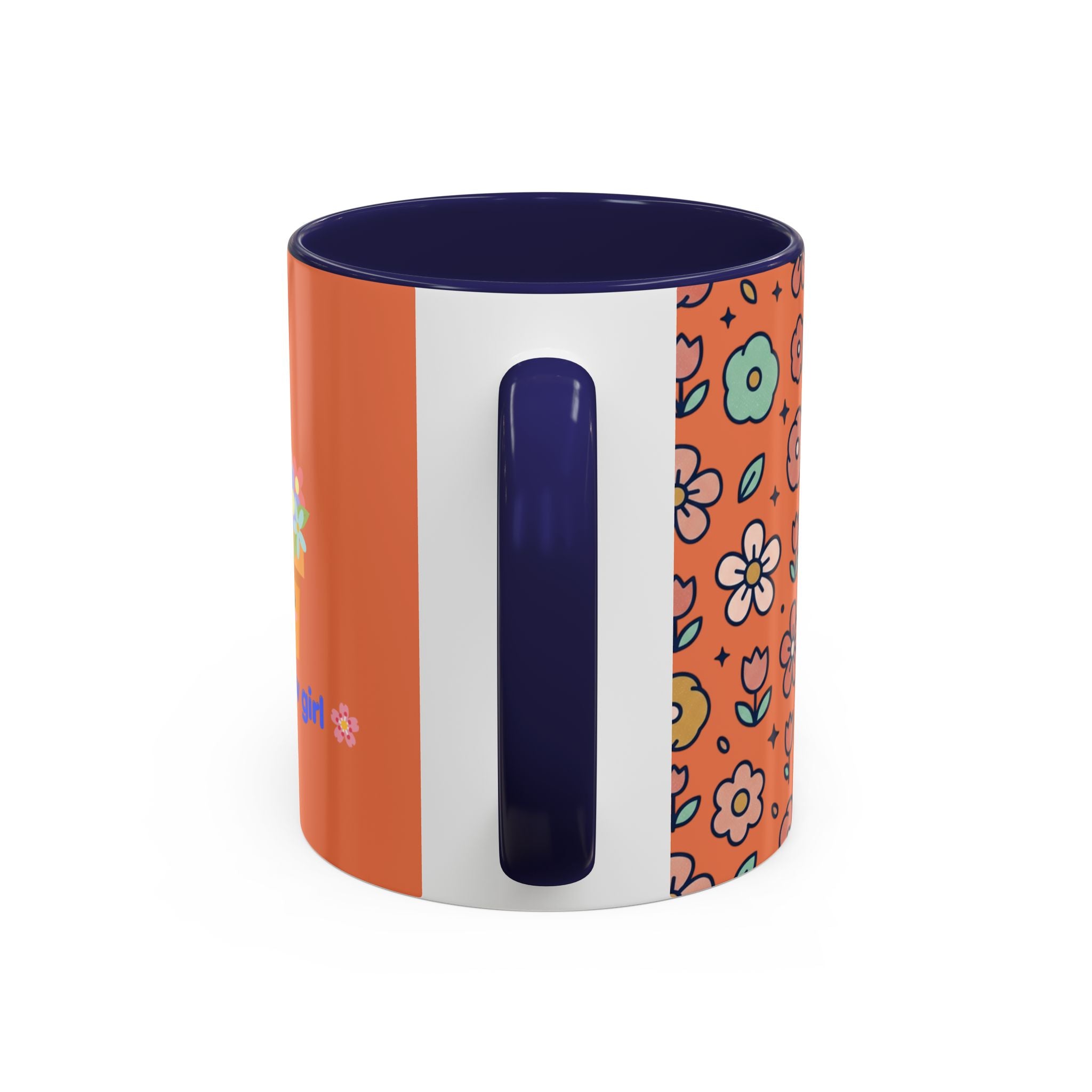 You Grow Girl Floral Coffee Mug — Cute Flower Pot Accent Mug (11oz)